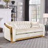 NicBex 81.1 Inch 3 Searter Sofa Couch with Soft Cushion Upholstered Leisure Couch with 2 Pillows for Living Room - image 2 of 4