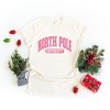 Simply Sage Market Women's Pink North Pole University Short Sleeve Graphic Tee - 3 of 4