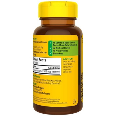 Nature Made Extra Strength Vitamin B12 3000 Mcg Softgels - 60ct : Target