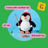 12'' Penguin with Hat Stuffed Animal - Gigglescape™ - 4 of 4