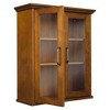 Avery Wall Cabinet Oil Oak Brown - Elegant Home Fashions - image 4 of 4