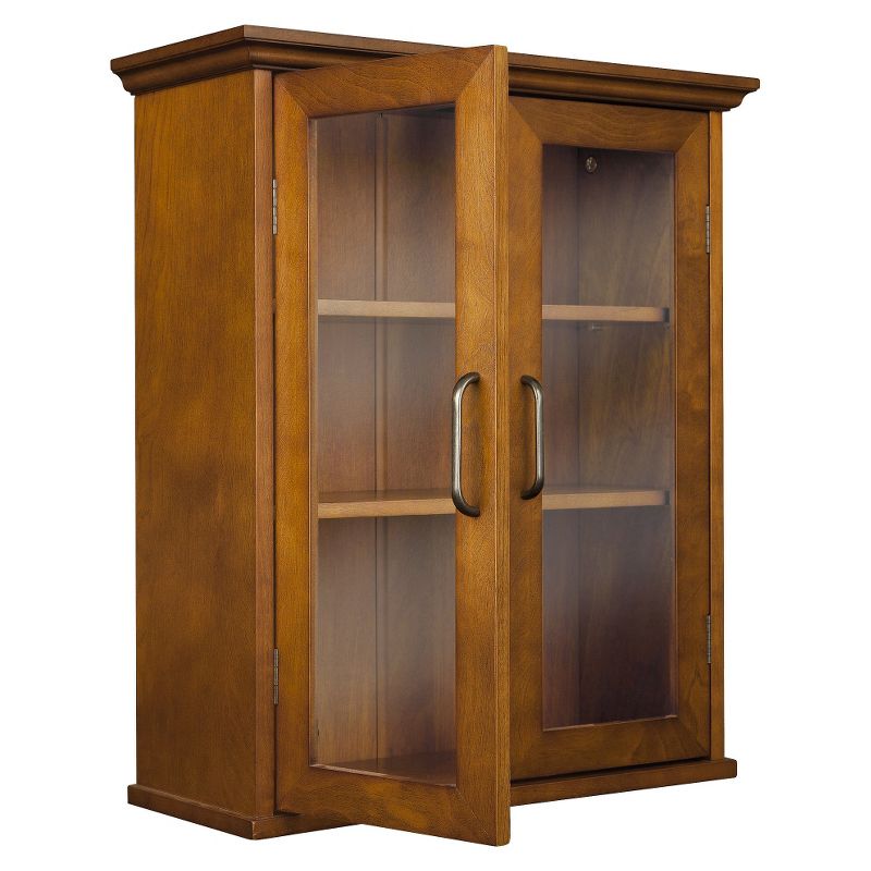 Avery Wall Cabinet Oil Oak Brown - Elegant Home Fashions, 5 of 14