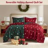 Lycvki 3 Pieces Red Coverlet Mini Set - 2 of 4