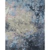 HomeRoots 8' X 10' Blue Abstract Hand Knotted Area Rug - 4 of 4