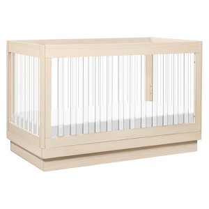 Babyletto Harlow Acrylic 3-in-1 Convertible Crib with Toddler Bed Conversion Kit - 1 of 4