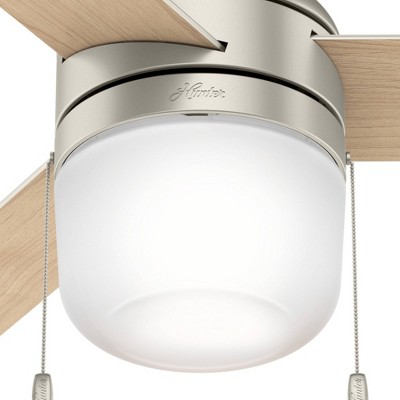 42" Matte Nickel LED Ceiling Fan with Reversible Blades