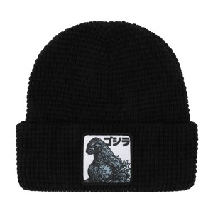 Godzilla Monster Patch Black Cuff Beanie - 1 of 4