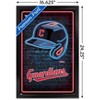 Trends International MLB Cleveland Guardians - Neon Helmet 23 Framed Wall Poster Prints - 3 of 4