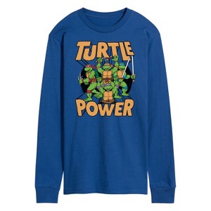 Men's - Teenage Mutant Ninja Turtles - Turtle Power Long Sleeve Graphic T-Shirt - 1 of 4
