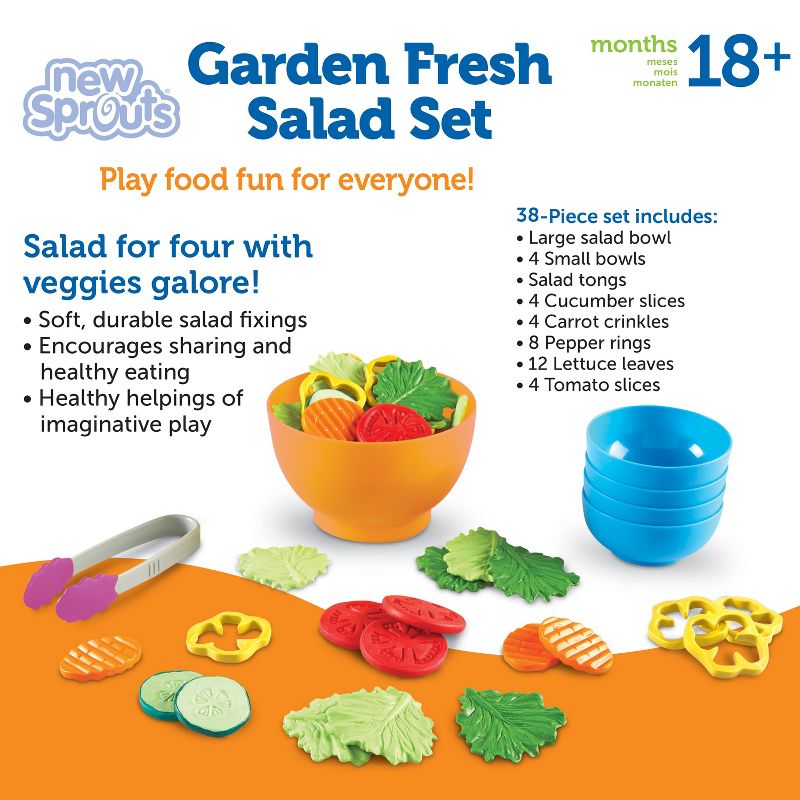 Learning Resources New Sprouts Garden Fresh Salad Set, 5 of 7