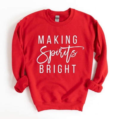 Simply Sage Market Women's Graphic Sweatshirt Making Spirits Bright