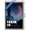 Trends International Star Wars: Yavin - Visit Yavin by Russell Walks 23 Framed Wall Poster Prints - 3 of 4