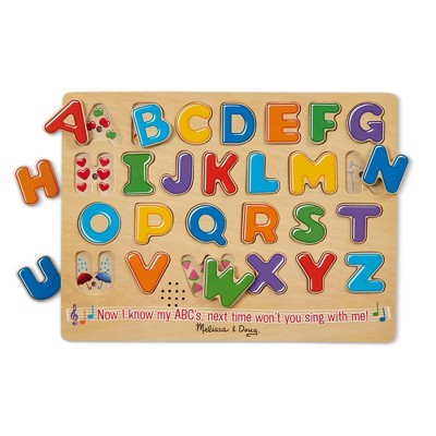 Melissa And Doug Alphabet Sounds Kids' Wooden Puzzle - 26pc