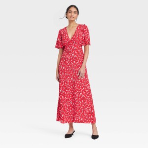 Women's Short Sleeve Maxi Sundress - A New Day™ - 1 of 3