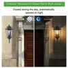 DOMETOUR 27'' Outdoor Wall Lantern, Dusk to Dawn Sensor, Waterproof Light with Clear Glass, Vintage Sconce for Porch, Patio, Entry (No Bulb) - 4 of 4