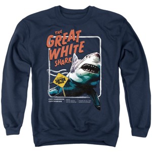 Shark Week Officially Licensed Great White Adult Crewneck Sweatshirt - 1 of 4