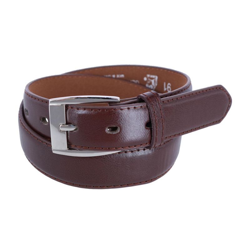 CTM Kids Smooth Leather Dress Belt, 1 of 3