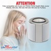 LifeSupplyUSA Air Purifier Filters Compatible withAustinAir FR200 FR250 Health Mate Junior HM200 HM 200 HM-200 HM-205 HM-250 - 2 of 4