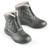 Collections Etc Quilted Zip-Front Fleece Lined Boots - 3 of 4
