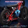 24V Electric Dirt Bike, 250w Electric Motorcycle, 16 Inch Electric Balance Bike for Ages 6-12, Up to 15.53MPH & 3 Speed Settings - 2 of 4