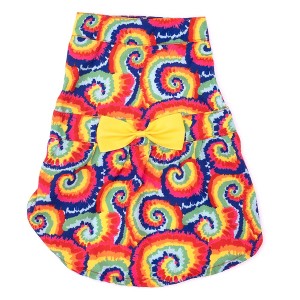 The Worthy Dog Kaleidoscope Adjustable Pet Dress - 1 of 3