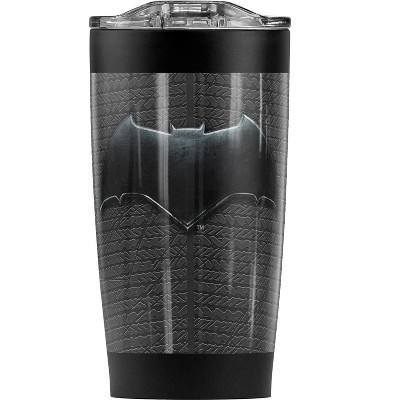 Justice League Batman Logo Steel Tumbler 20oz Coffee Travel Mug