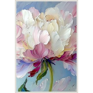 Amanti Art Floral Elegance I by Tradelink Inhouse Artist Framed Canvas Wall Art - 1 of 4