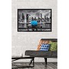 Trends International PD Moreno - Fine Art - Blue Umbrella Framed Wall Poster Prints - 2 of 4