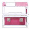 PAGED Twin Size Bunk Bed with Windows and Sills, Wooden Bed Frame with Tent, Ladder and Guardrail, Modern Loft Bed for Boy and Girl - 4 of 4