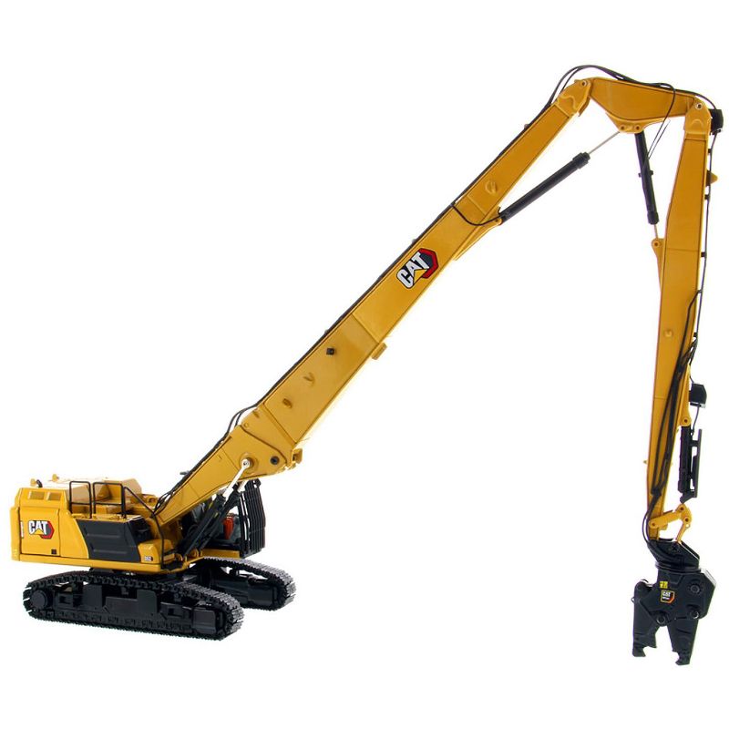 CAT Caterpillar 352 Ultra High Demolition Hydraulic Excavator w/ Operator & Two Interchangeable Booms 1/50 Model Diecast Masters, 5 of 7