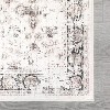 Vintage Distressed Rug for Living Room,Machine Washable Low-Pile Non-Slip Indoor Carpet,Stain-Resistant Easy-Clean Floor Mat for Kids Room - 4 of 4