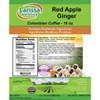 Larissa Veronica Red Apple Ginger Colombian Coffee (Gourmet, Naturally Flavored, Whole Coffee Beans) (16 oz, ZIN: 566376) - 2 of 4
