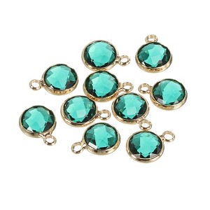 Unique Bargains DIY Craft Jewelry Making Necklace Crystal Birthstone Pendants 10 Pcs - 1 of 4