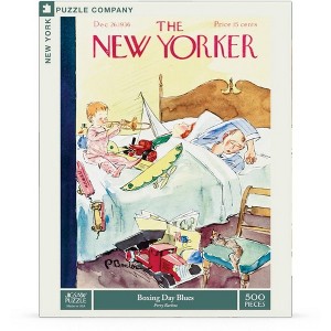 New York Puzzle Company Boxing Day Blues 500 Piece Puzzle - 1 of 4