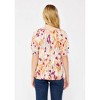 Women's Lace-trimmed V-neck Top - LOVESTITCH - 3 of 4