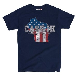 Men's - Case IH - Country Patriotic WI Short Sleeve Graphic T-Shirt - 1 of 4