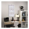 Move-A-Page Three-Month Wall Calendar, 12 x 27, White/Red/Blue Sheets, 15-Month: Dec 2025 to Feb 2027 - 4 of 4