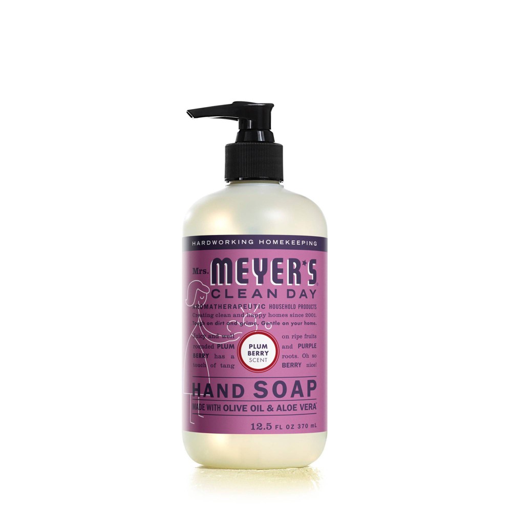 Photos - Shower Gel Mrs. Meyer's Clean Day Hand Soap - Berry Plum - 12.5 fl oz