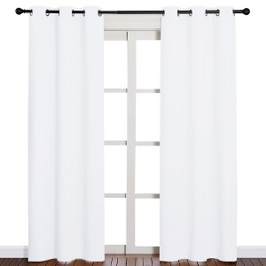 NICETOWN Grommet Top Blackout Curtains, Thermal Insulated Noise Reducing Window Drapes (Set of 2) - 1 of 4