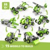 Engino: Creative Builder - 15-In-1 Multimodel Series, Toy Vehicles Brick Set - 2 of 4