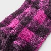 Women's Buffalo Plaid Cozy Crew Socks - Auden™ 4-10 - 3 of 3