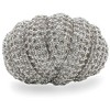 Slickblue Rhodium-Plated Brass Ring for Women with Clear CZ Stones, Perfect for Everyday Elegance, Size 5-10 - 4 of 4