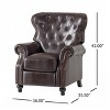 Christopher Knight Home Walder Contemporary Upholstered Tufted Pushback Recliner - 3 of 4