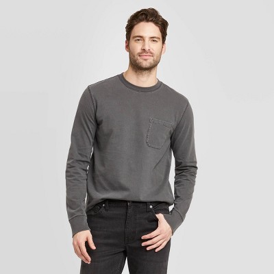 Men's Standard Fit Long Sleeve Crew Neck T-shirt - Goodfellow & Co ...