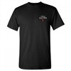 Mens Michelob Ultra Golf Club Black Colorway Front/Back Print T-Shirt - 3 of 4