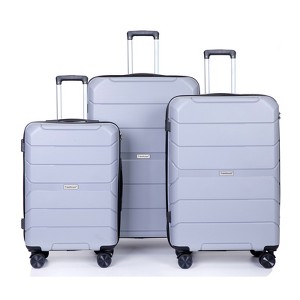 Whisen 3-Piece Set(20/24/28 in.) Hardshell Spinner Suitcase Luggage Sets with TSA Lock - 1 of 4