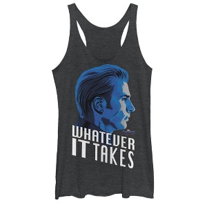 Women's Marvel Avengers: Endgame Whatever It Takes Captain America Racerback Tank Top - 1 of 3