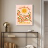 Art Remedy Sun Peaches Bees Never Stop Retro Summer Drinks Art Prints Framed - 2 of 4