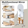 Vynxaria Silver 27 in. W x 69 in. Fourth generation full body mirror with pulley, dressing mirror, clothing floor standing mirror - 4 of 4
