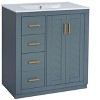 YOOCOZZ 30'' Freestanding Bathroom Vanity with Ceramic Sink,3 Drawers and Soft Closing Doors - 3 of 4